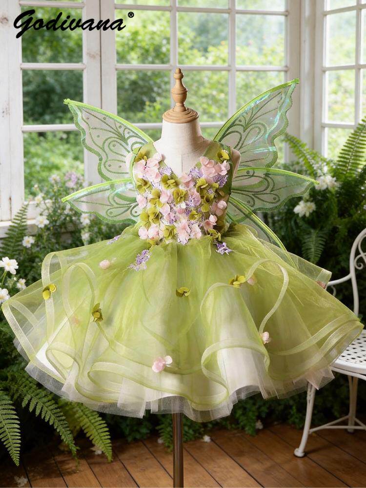 Baby Clothing Dresser - 달콤한 여자 아기 나비 날개 공주
