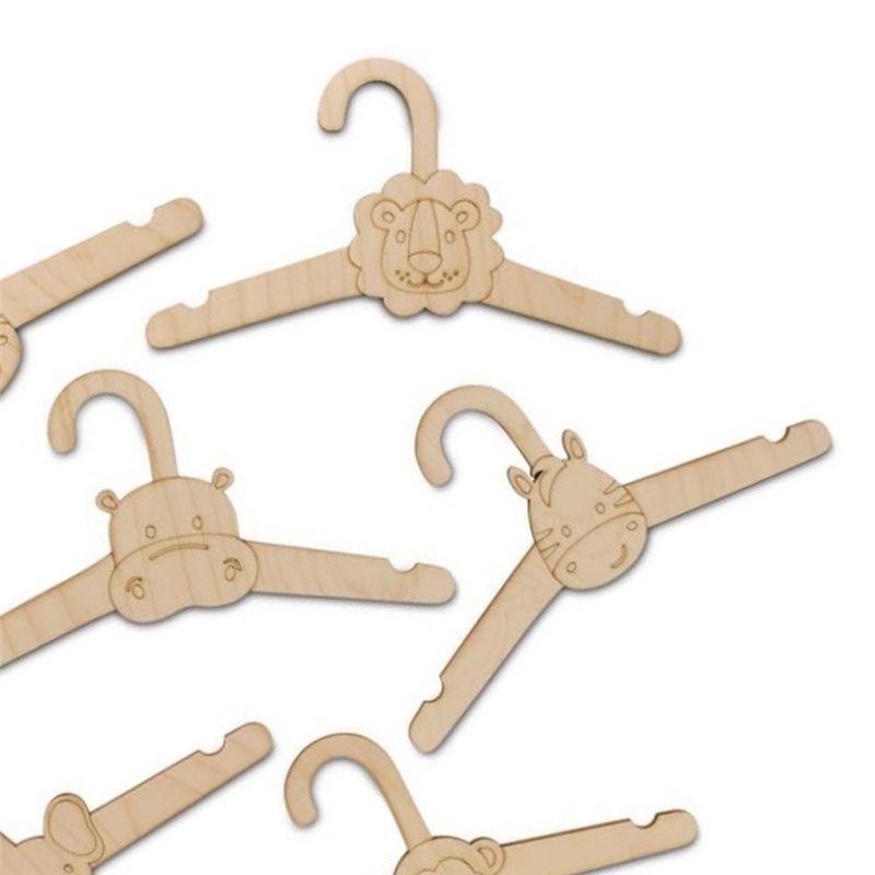 ABJI-20PCS 귀여운 나무 옷걸이 벽걸이 코트 랙 - Baby Clothing Hanging Rack 리뷰 및 가격