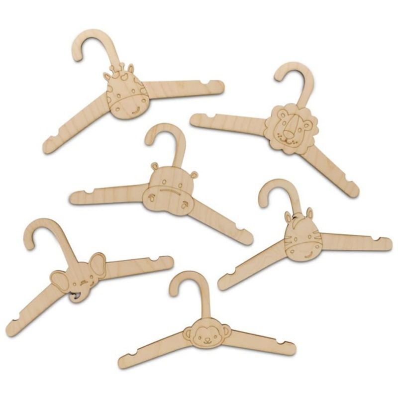ABJI-20PCS 귀여운 나무 옷걸이 벽걸이 코트 랙 - Baby Clothing Hanging Rack 리뷰 및 가격